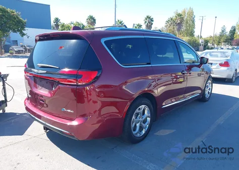 2021 Chrysler Pacifica Hybrid Limited from USA, damaged, VIN 2C4RC1S79MR507523